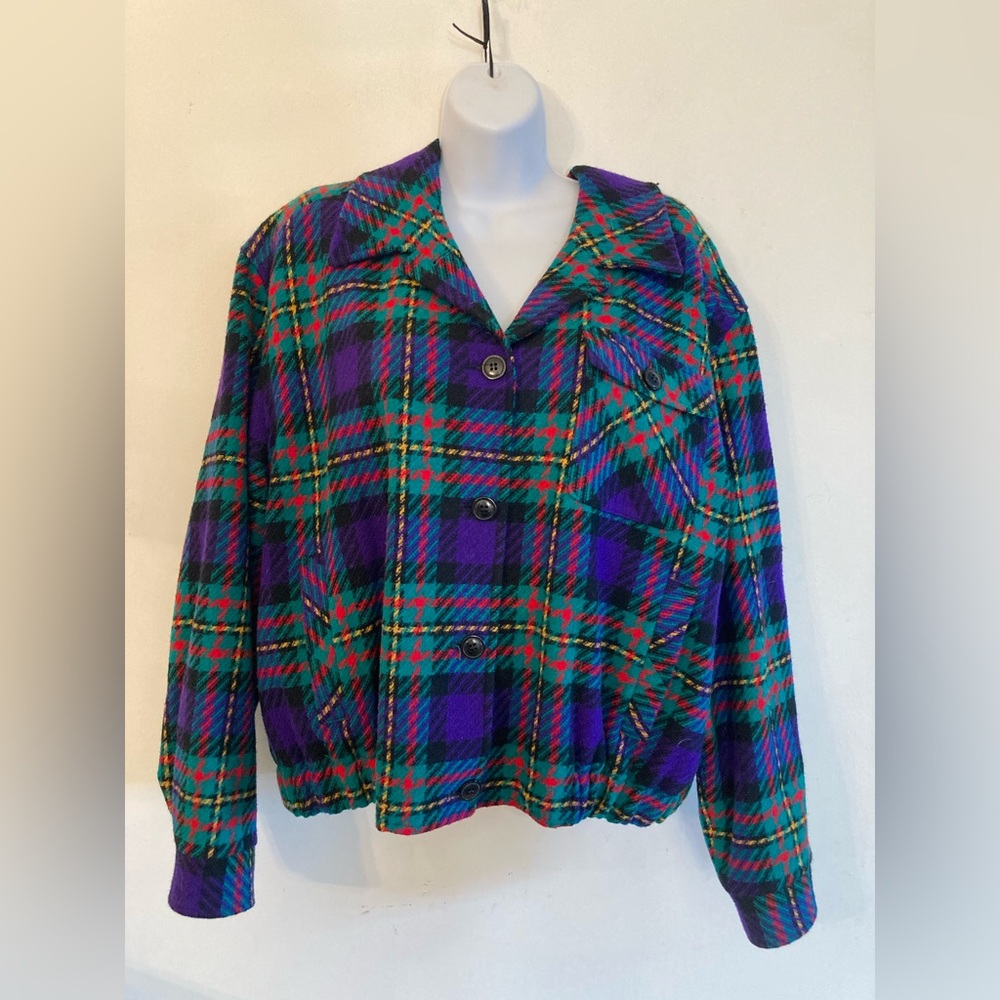 Vintage Pendleton knockabout 100 percent virgin wool plaid jacket - Picture 6 of 8